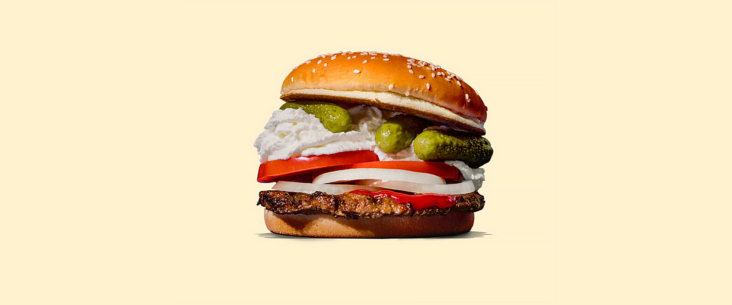 Burger King запустил лимитированную серию бургеров для причудливых вкусов беременных