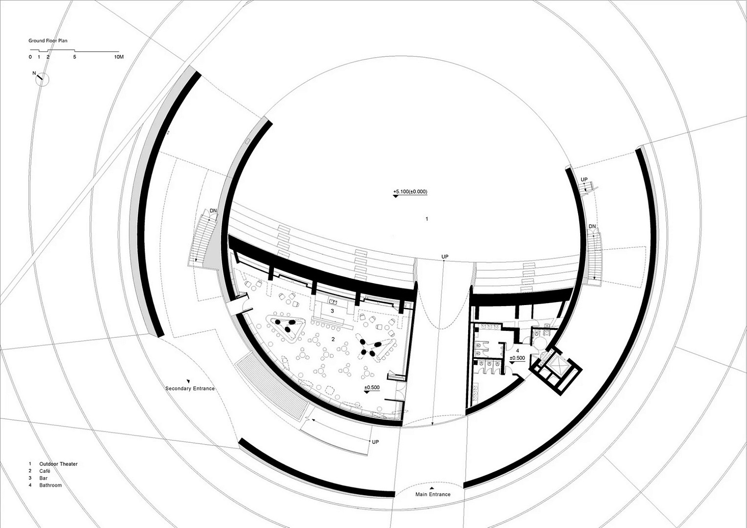 Open Architecture проектирует коническую солнечную башню как «гигантские солнечные часы»