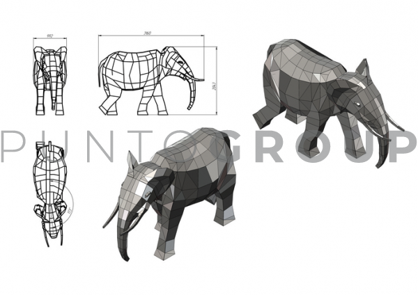 Скульптура Слон/Elephant