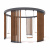 Пергола Sun круглая, сталь, дерево