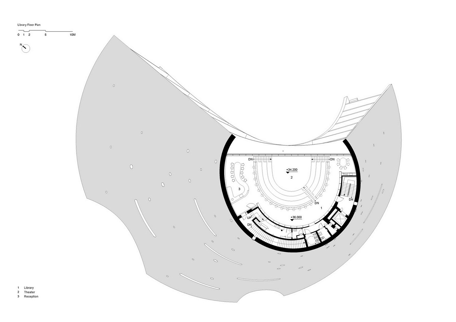 Open Architecture проектирует коническую солнечную башню как «гигантские солнечные часы»